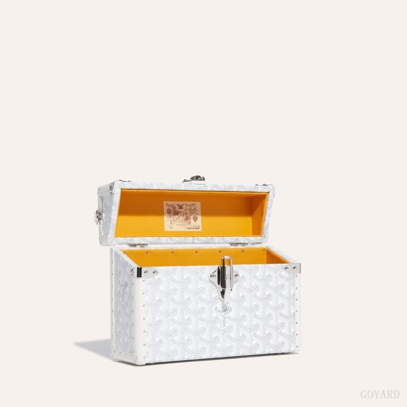 Goyard Cassette Trunk Bag Valkoinen | TNAH8270