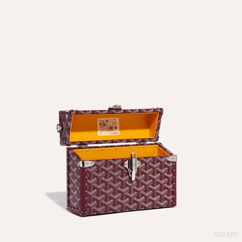 Goyard Cassette Trunk Bag Viininpunainen | NBBV3648