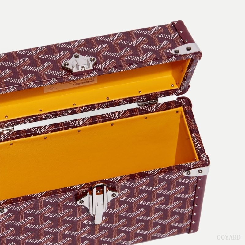 Goyard Cassette Trunk Bag Viininpunainen | NBBV3648