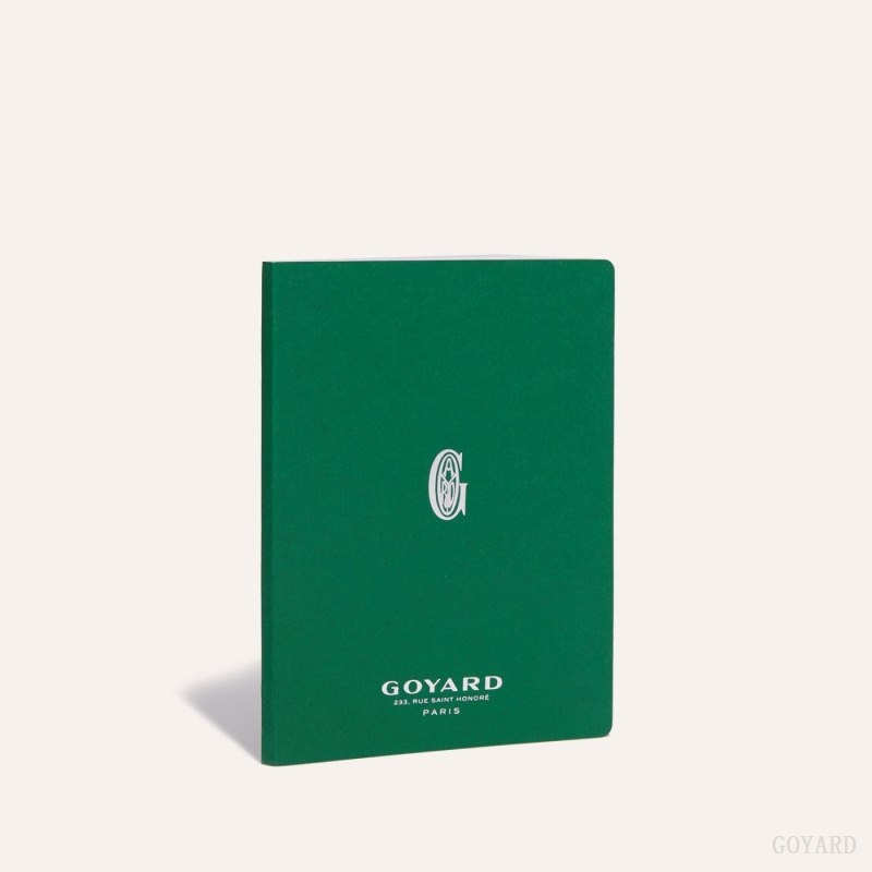 Goyard Castiglione Notebook Vihreä | AJRT6085