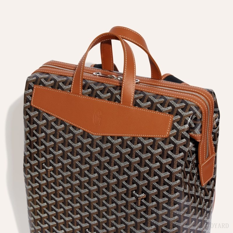 Goyard Cisalpin Backpack Mustat Ruskea | TYFE6264