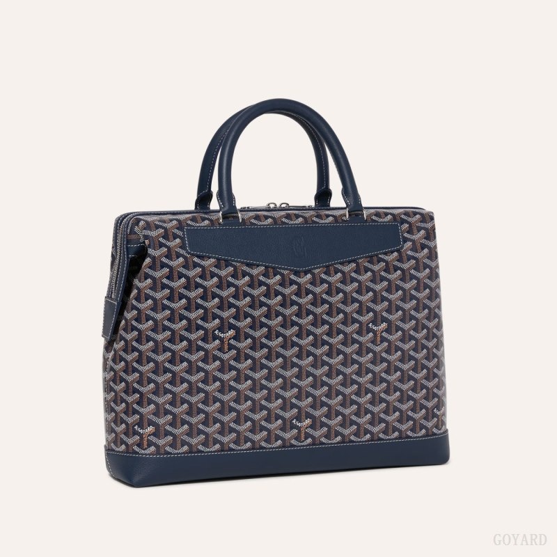 Goyard Cisalpin Document Case Laivastonsininen Sininen | WXDT1766