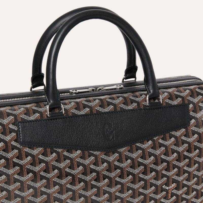 Goyard Cisalpin Document Case Mustat | DPOX5593