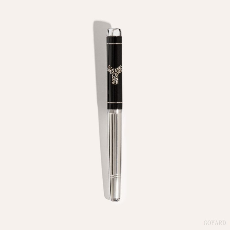 Goyard Clamecy Rollerball Pen Mustat | PAOQ5845