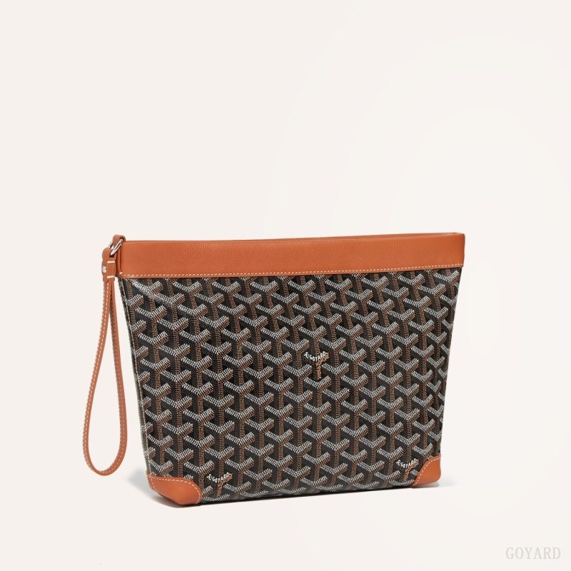 Goyard Conti pouch Mustat Ruskea | VEVS2097