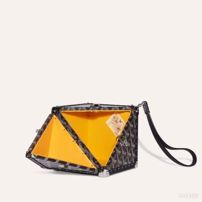 Goyard Dé Trunk Bag Mustat | LWMN7461