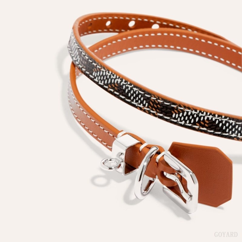 Goyard EDMOND BRACELET Mustat Ruskea | TILH7918