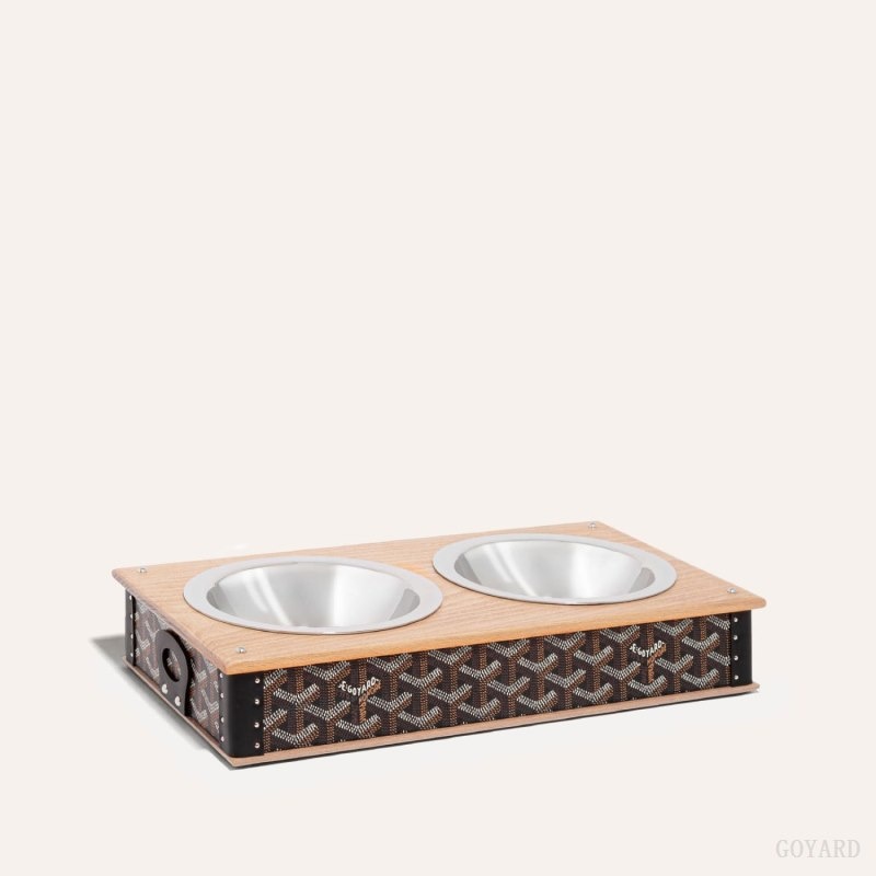 Goyard EDMOND DOUBLE BOWL Mustat | LETM4184