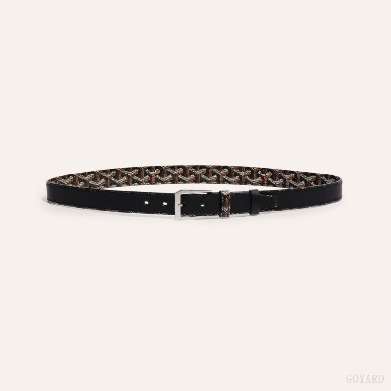 Goyard FREGATE BELT Mustat | YQYV5206