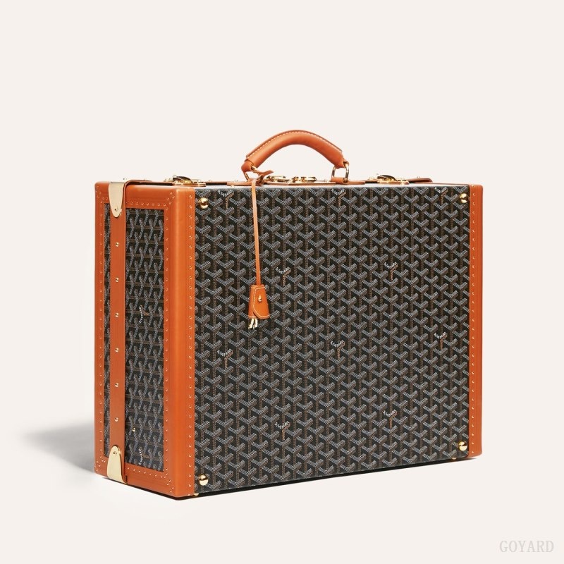 Goyard GRAND HÔTEL 50 CASE Mustat Ruskea | OURW1098