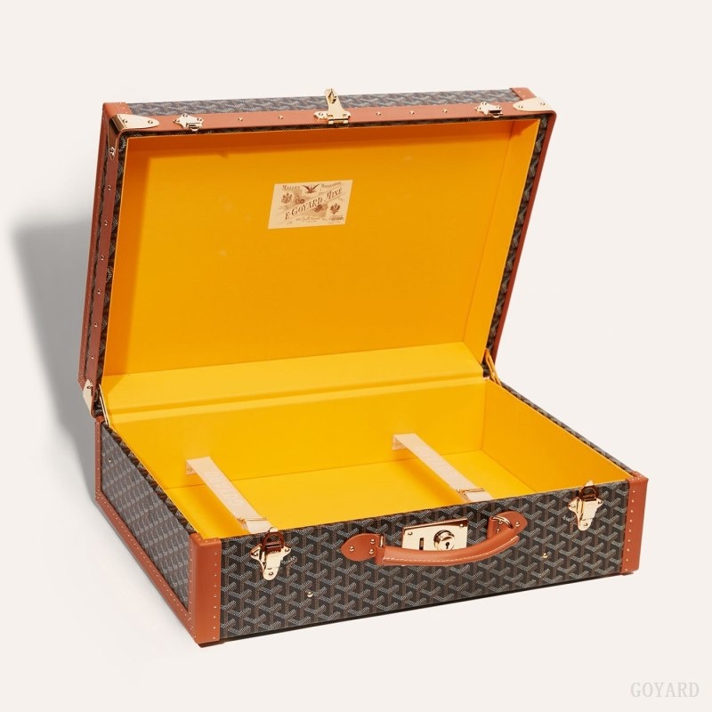 Goyard GRAND HÔTEL 55 CASE Mustat Ruskea | QFRY8334