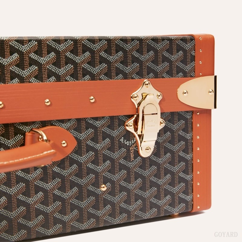 Goyard GRAND HÔTEL 55 CASE Mustat Ruskea | QFRY8334