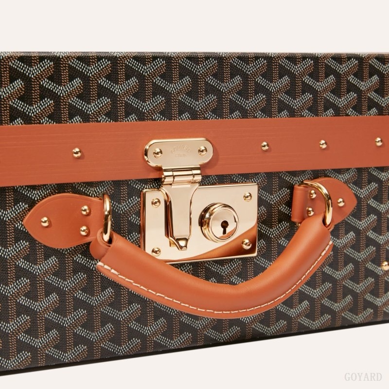 Goyard GRAND HÔTEL 55 CASE Mustat Ruskea | QFRY8334