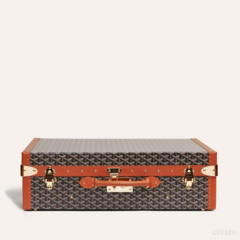 Goyard GRAND HÔTEL 60 CASE Mustat Ruskea | RVGQ8630