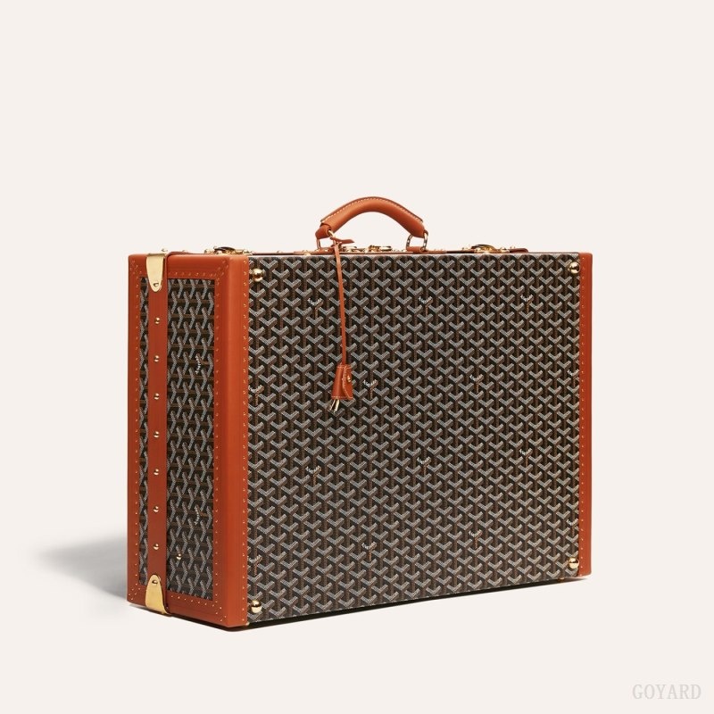 Goyard GRAND HÔTEL 60 CASE Mustat Ruskea | RVGQ8630