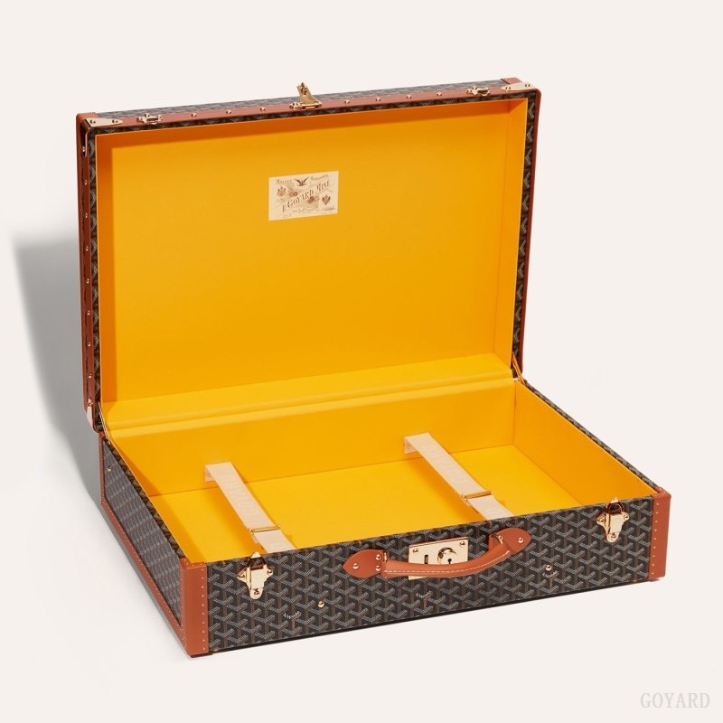 Goyard GRAND HÔTEL 65 CASE Mustat Ruskea | GPAL2334