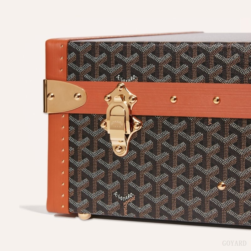 Goyard GRAND HÔTEL 65 CASE Mustat Ruskea | GPAL2334