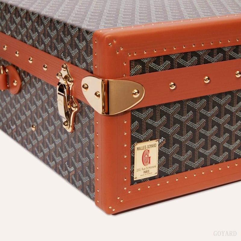 Goyard GRAND HÔTEL 65 CASE Mustat Ruskea | GPAL2334