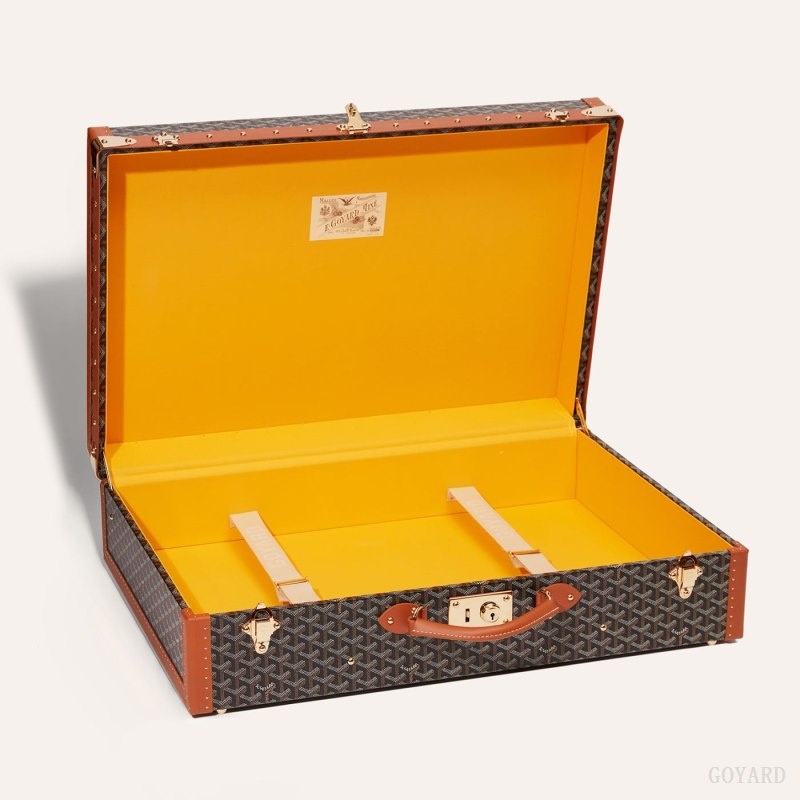 Goyard GRAND HÔTEL 70 CASE Mustat Ruskea | LKDV1611