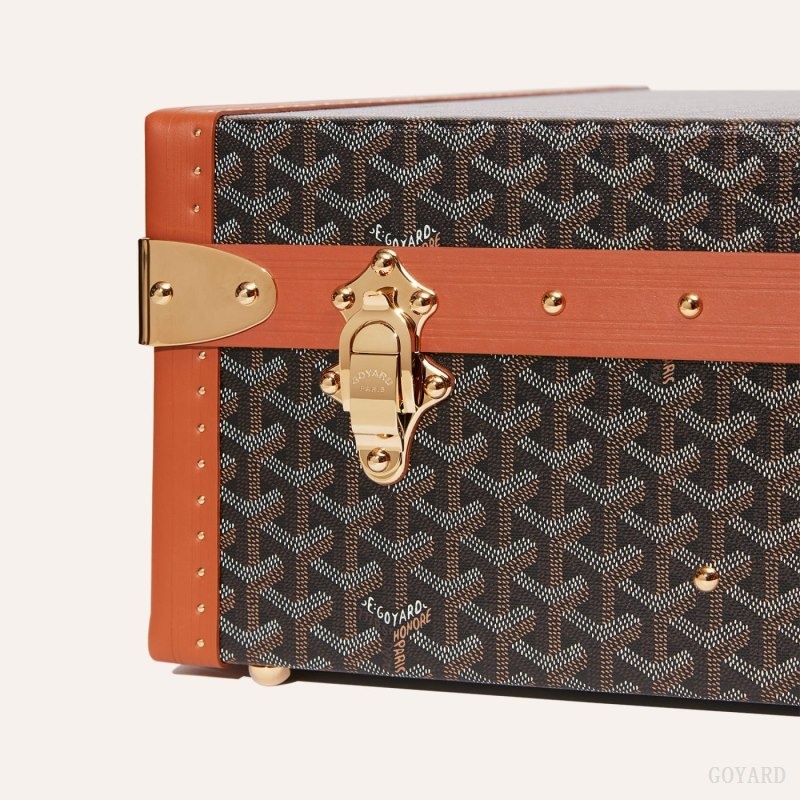 Goyard GRAND HÔTEL 70 CASE Mustat Ruskea | LKDV1611