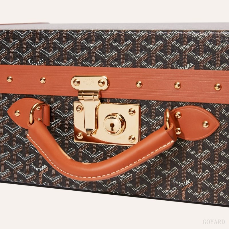 Goyard GRAND HÔTEL 70 CASE Mustat Ruskea | LKDV1611