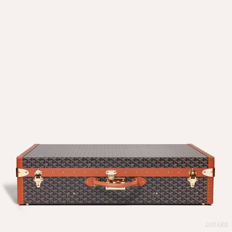 Goyard GRAND HÔTEL 80 CASE Mustat Ruskea | UREC7121