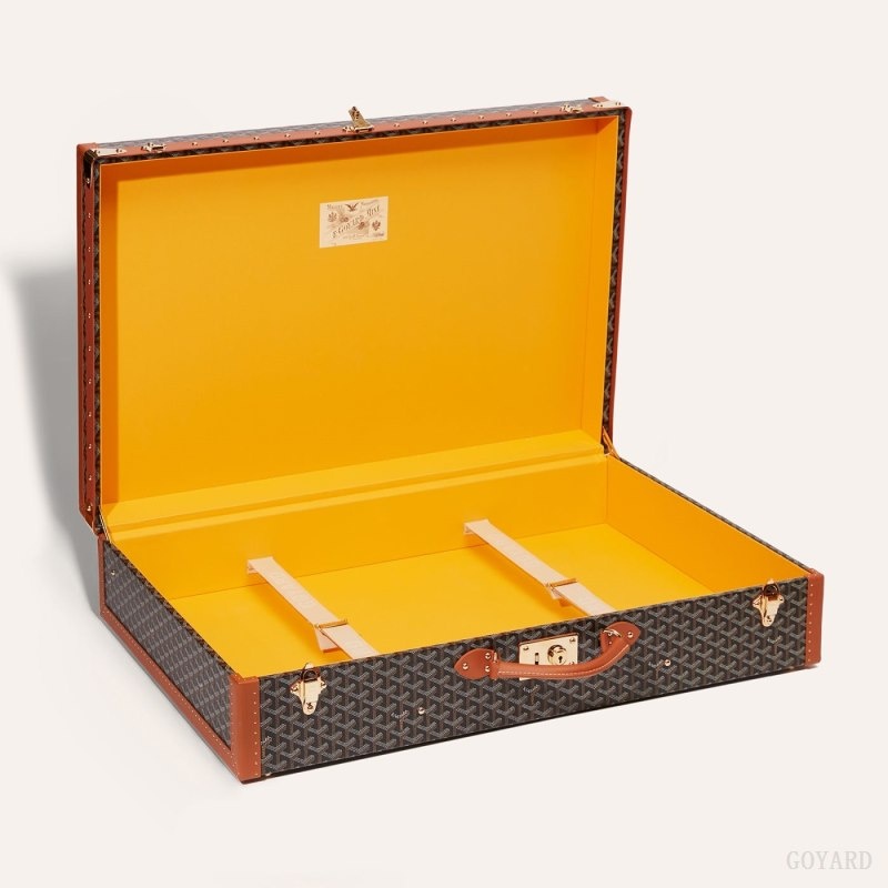 Goyard GRAND HÔTEL 80 CASE Mustat Ruskea | UREC7121