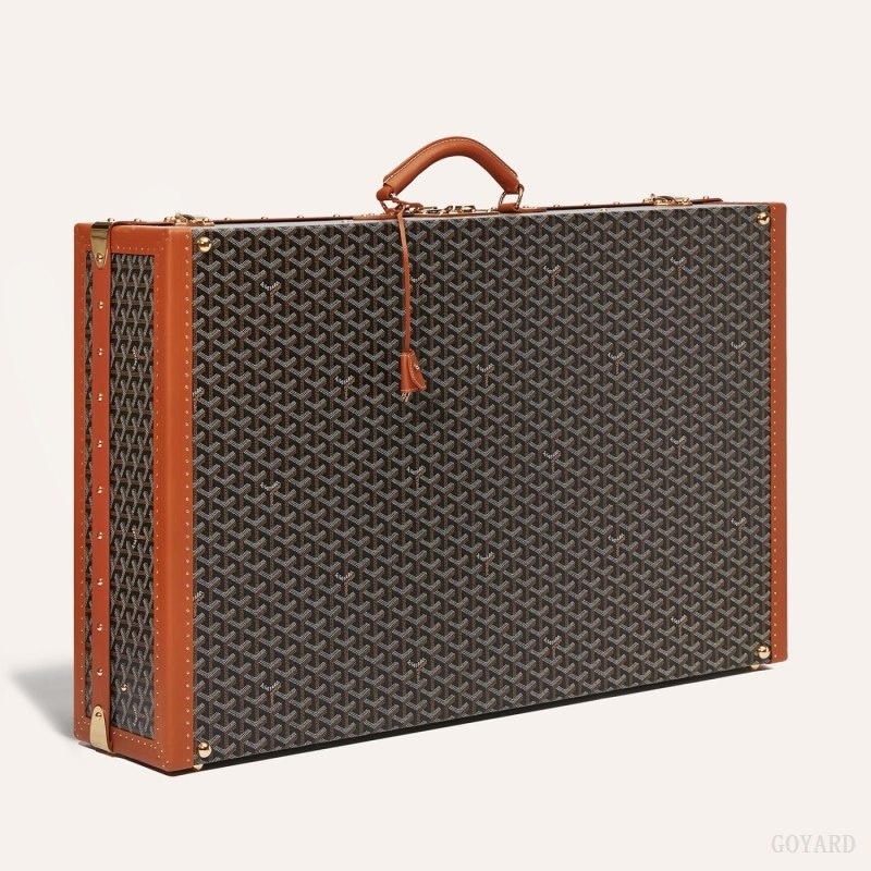 Goyard GRAND HÔTEL 80 CASE Mustat Ruskea | UREC7121