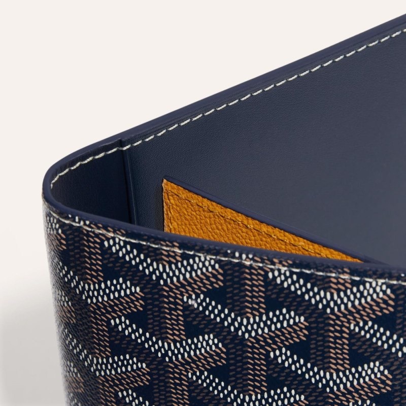 Goyard GRENELLE PASSPORT COVER Laivastonsininen Sininen | JZZQ6233