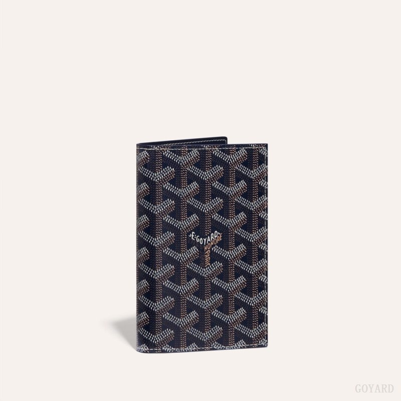 Goyard GRENELLE PASSPORT COVER Laivastonsininen Sininen | JZZQ6233