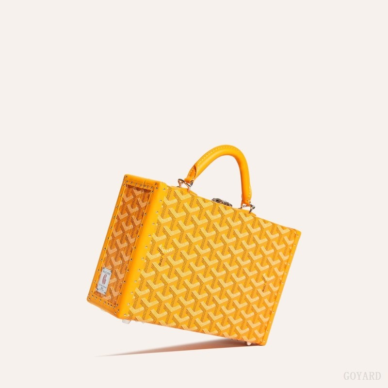 Goyard Grand Hôtel Trunk Bag Keltainen | KCGI8794