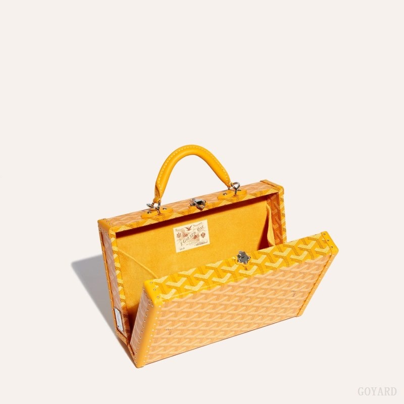 Goyard Grand Hôtel Trunk Bag Keltainen | KCGI8794