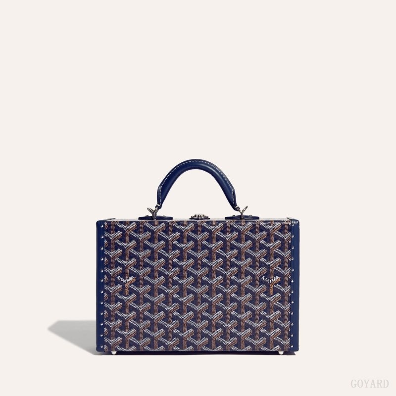 Goyard Grand Hôtel Trunk Bag Laivastonsininen Sininen | ICZV9920