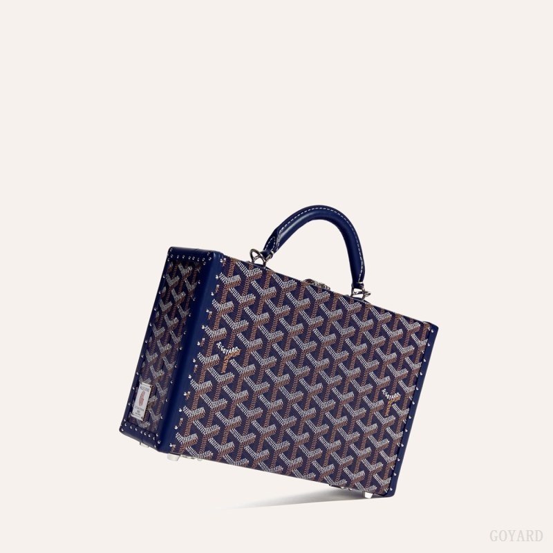 Goyard Grand Hôtel Trunk Bag Laivastonsininen Sininen | ICZV9920