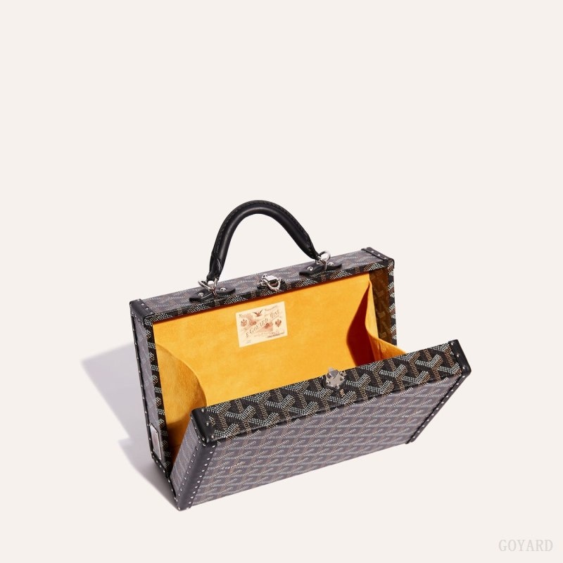 Goyard Grand Hôtel Trunk Bag Mustat | DQIR4277