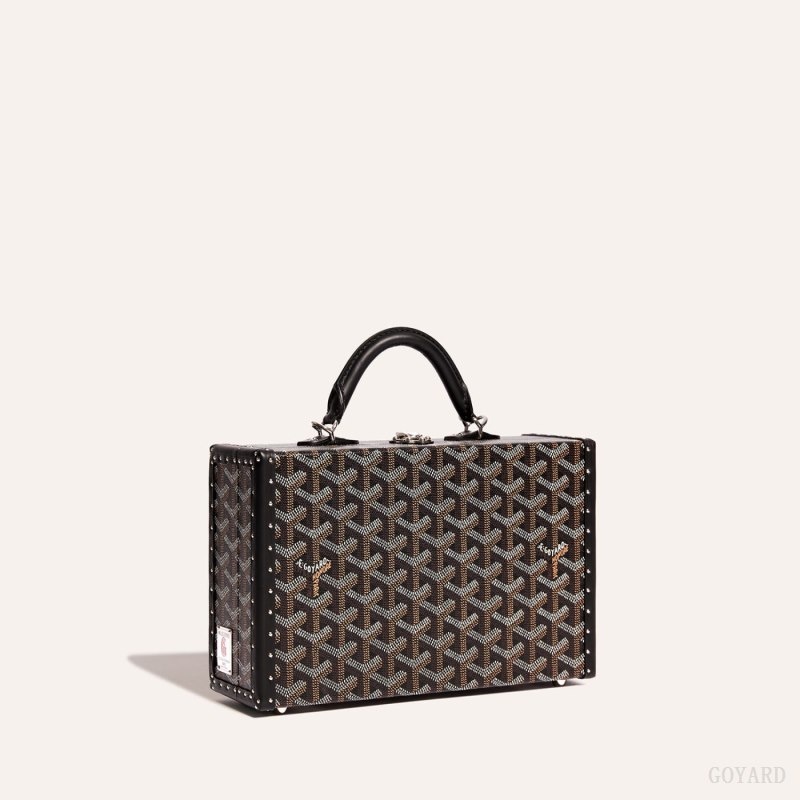 Goyard Grand Hôtel Trunk Bag Mustat | DQIR4277