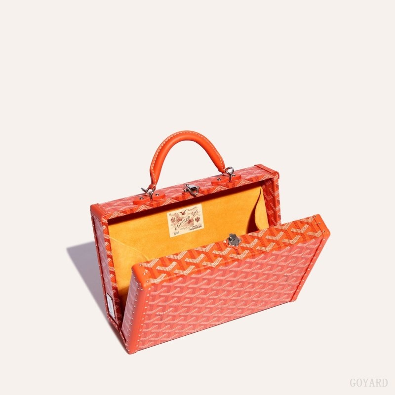 Goyard Grand Hôtel Trunk Bag Oranssi | PWEW4155