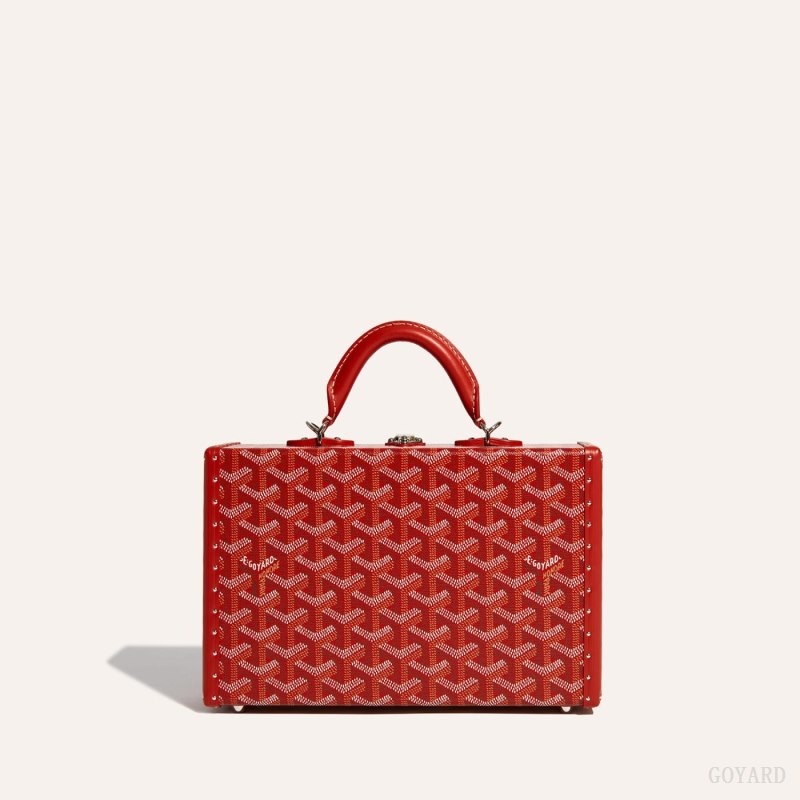 Goyard Grand Hôtel Trunk Bag Punainen | QKTE1271