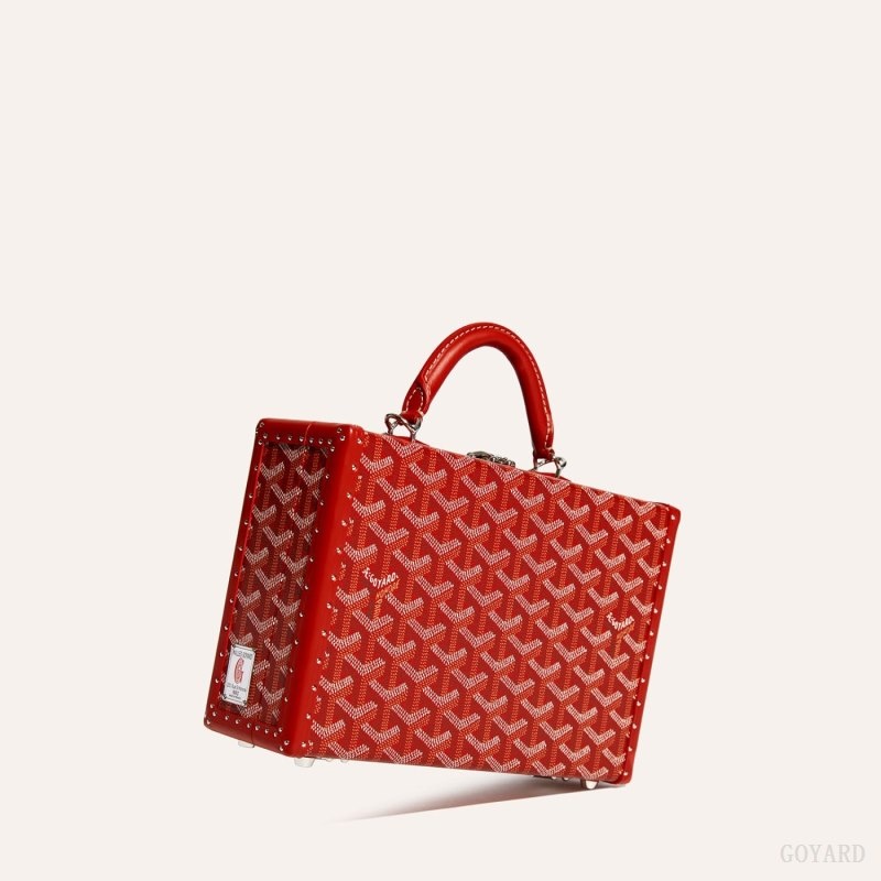 Goyard Grand Hôtel Trunk Bag Punainen | QKTE1271