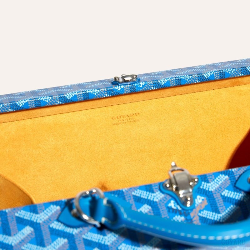 Goyard Grand Hôtel Trunk Bag Sininen | DNVN7543