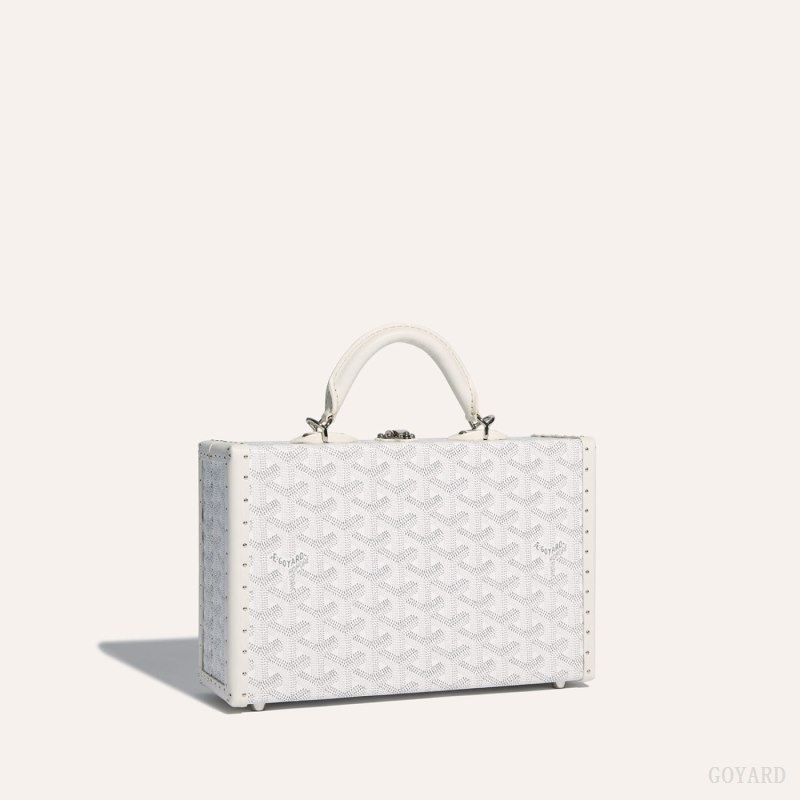 Goyard Grand Hôtel Trunk Bag Valkoinen | PWNF4221