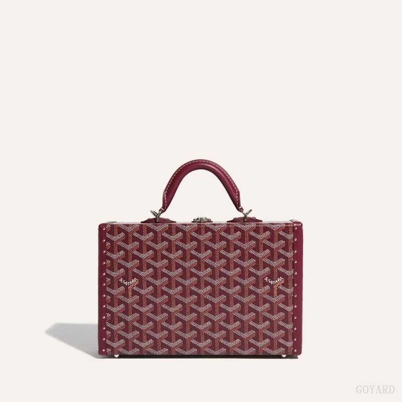 Goyard Grand Hôtel Trunk Bag Viininpunainen | DIUW6568