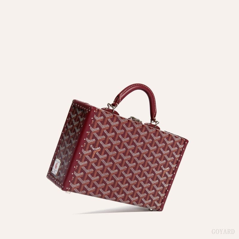 Goyard Grand Hôtel Trunk Bag Viininpunainen | DIUW6568