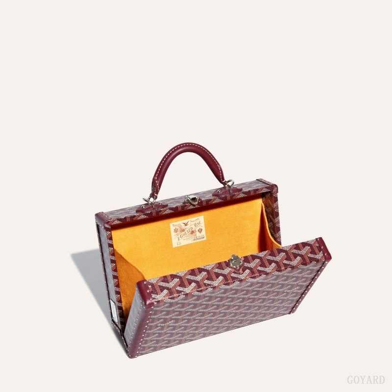 Goyard Grand Hôtel Trunk Bag Viininpunainen | DIUW6568