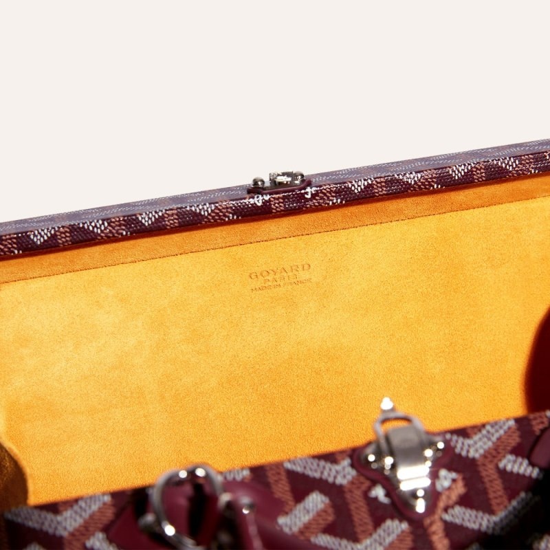 Goyard Grand Hôtel Trunk Bag Viininpunainen | DIUW6568