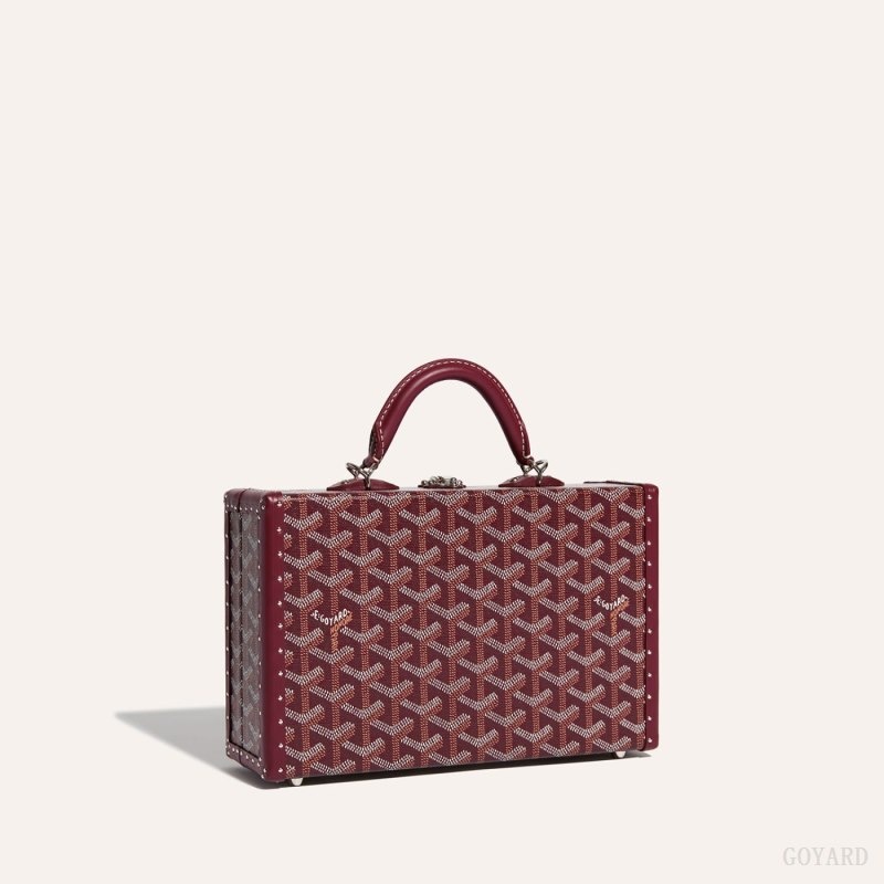 Goyard Grand Hôtel Trunk Bag Viininpunainen | DIUW6568