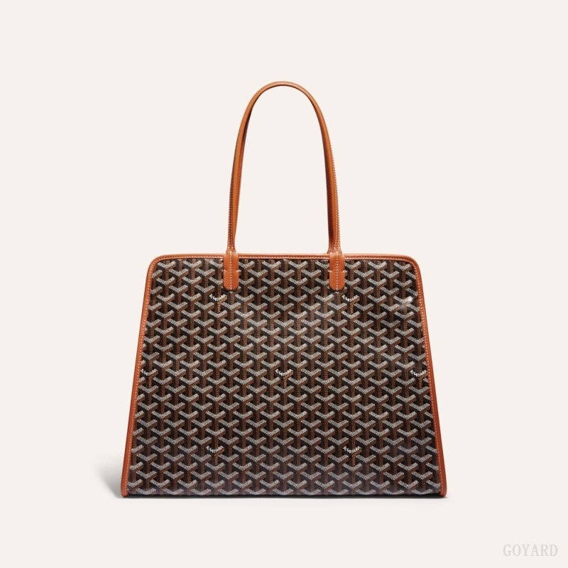 Goyard HARDY PM BAG Mustat Ruskea | DCTH9031