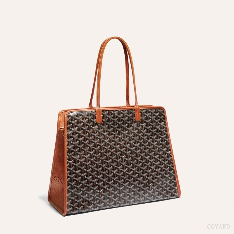 Goyard HARDY PM BAG Mustat Ruskea | DCTH9031