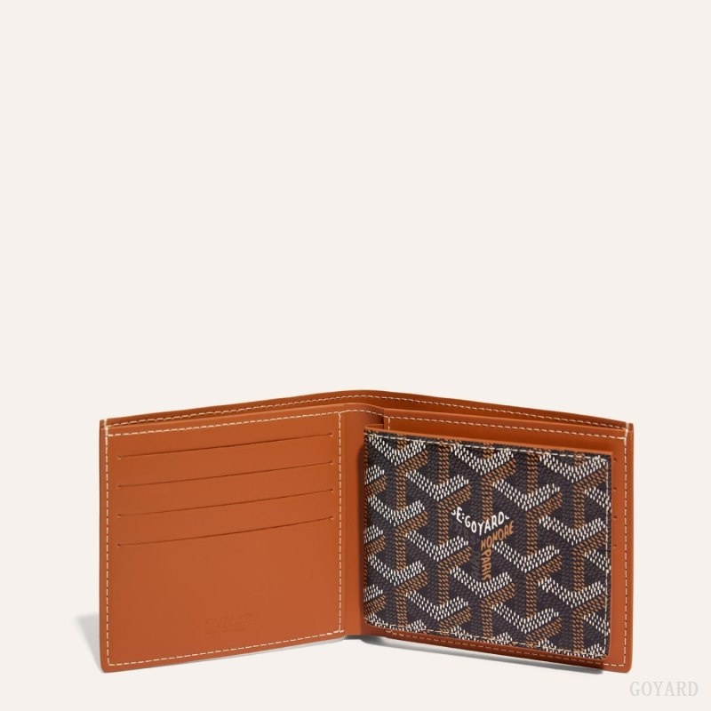 Goyard INSERT VICTOIRE CARD WALLET Mustat Ruskea | AKFU8177