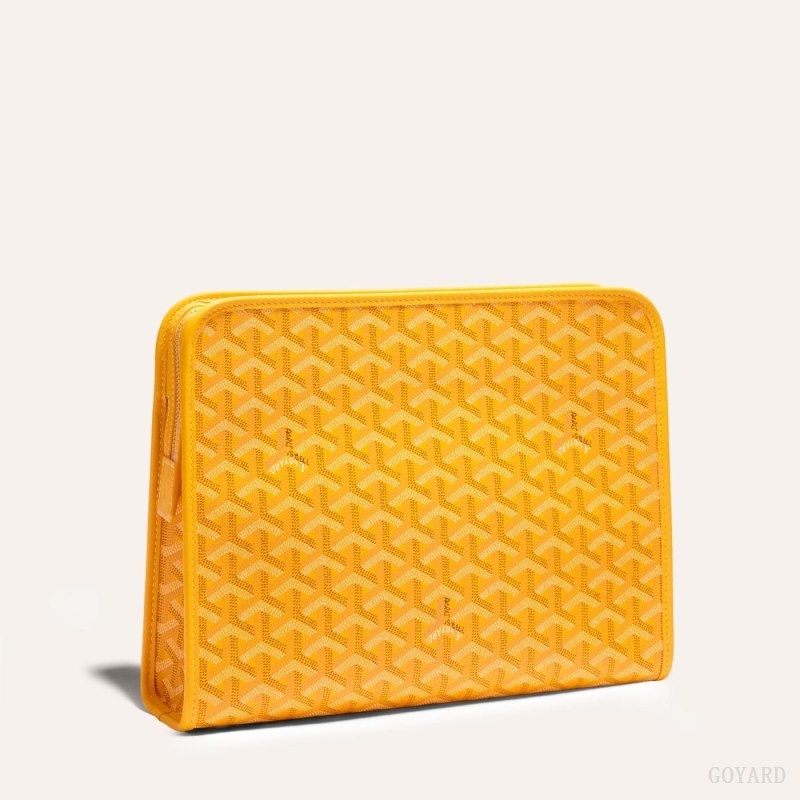 Goyard JOUVENCE GM TOILET BAG Keltainen | KJGU8336